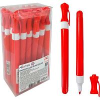 Маркер д/доски ATTOMEX "Ergonomy" 5040502 красный,2мм,кругл.корп.