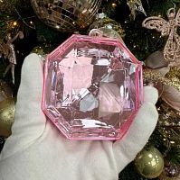Украшение ёлочное "DIAMOND - Elegant" 196-0843 розовый,8,7*3,7*10см