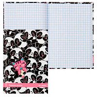 Записная книжка А6  64л. КОКОС "Панда" 241122 тв.обл.,глянц лам,клетка,склейка