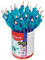 Карандаш ч/гр. пластик. MAPED "Kidy learn shark" 854500 трёхгр.,HB,+тренажёр д/постановки письма