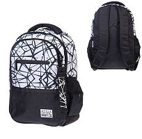 Рюкзак ХАТ Basic Style "Линии" 03041 п/э светоотраж.,2отд.,3карм.,40*30*15см