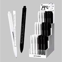 Ручка детск. авт. шар. КОКОС MOKA "Monochrome" 261545 синяя,0,7мм,асс.,дисплей