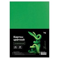 Картон цв. двухстор. тонир. А4 20л. BG "Зелёный" 67070 220г/м2