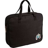 Сумка-планшет А4 deVENTE "Game Monster" 8057652 чёрн.,с расш.8см,полиэс.,удлин.ручки 28см