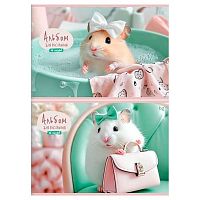 Альбом для рис.16л. BG "Леди Хомяк" 08588 на скобе,асс.
