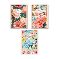 Блокнот А6  32л. SVETOCH "Цветочная симфония" 2Б23 (01021) клетка,твин-лак