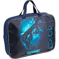 Сумка-планшет А4 ATTOMEX "Игра" 8056675 текстиль,на молн.,с расшир.7см,с ручками