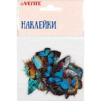 Набор наклеек д/творчества deVENTE "Blue butterflies" 8002231 от 6*6см до 2*4см,ПВХ,асс.