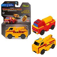 Игрушка 1TOY Автовывернушка "Автокран – Бетономешалка" Т21858 пластик.,8см,блистер