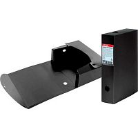 Короб архивный А4  75мм deVENTE непрозр.чёрный 3010105 на кнопке,карман,пластик.800 мкм