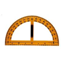 Транспортир классный deVENTE 180град. 5095800 пластик,с ручкой,пластик/пакет