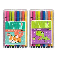 Фломастеры 18цв. BV "Funcolor" 32-0049 пласт.пенал,асс.
