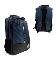 Рюкзак городской SANVERO 30002 44*27*12см 2отд.,3карм.,нейлон,USB порт,чёрно-синий