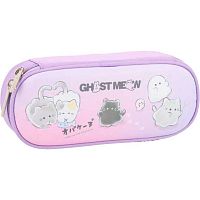 Пенал-косметичка deVENTE 210*80*50 "Ghost Meow" 7023610 (50предм.) овал.,сиренев.,полиэстер