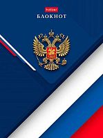 Записная книжка А6  64л. ХАТ тв.обл. "Россия" 30042 мат.лам.,клетка/линейка