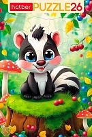 Пазлы   26 ХАТ А4 "Весёлый зверёк" 33969 в рамке