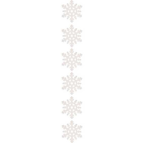 Украшение новогоднее "Снежные забавы" 15см (набор 6шт) 185-0563