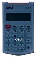 Калькулятор карм.  8разр. DELI E39217(1189155) чёрный 102*60мм