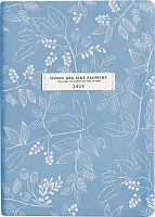 Ежедневник 2025г. А5 176л. INFOLIO кож.зам. "June" I1614emb/light-blue голубой,2ляссе,шелкогр.