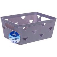 Корзинка д/хранения Селфи "Энигарт" 836-826 светло-серый,20*15*9см