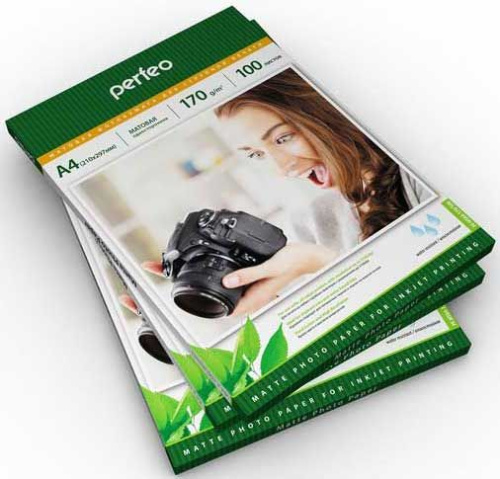Фотобумага Perfeo А4 170г/м2 матовая 100л. (642924)