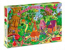 Игра-ходилка настольная ХАТ "В сказочном лесу" 20824 с куб.и фишк.,подар.короб.