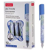 Ручка перьевая ХАТ "Active" 085077 синяя,перо F