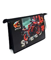 Папка д/труда А4 ПЧЕЛКА ПТР-22 "Moto GT" на молнии