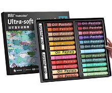 Пастель масляная 24цв. Truecolor "Morandi color" DS-183/DO-277 +2белых,кругл.,10*70мм,ультрамягк.