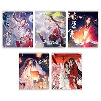 Тетрадь 48л. (линейка) КанцБиз "Благословение небожителей" HB9/5 твин уф-лак