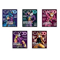 Тетрадь 48л. (клетка) EK "CatJo" 64864 глянц.лам.,асс.