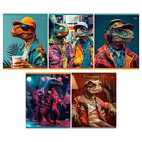 Тетрадь 48л. (линейка) BG "Дино" 63530 эконом,асс.