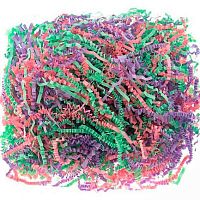 Наполнитель бумаж. Микрос Ч629-050 микс (154+108+106) лилов.,зелён.,розовый,3мм,50гр.