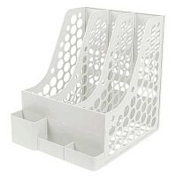 Лоток вертик.3-секц.+3 гориз.отд. Darvish DV-16242-1 белый,сборный