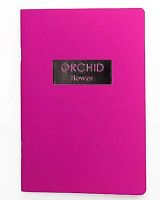Блокнот А5-  48л. ЭКСМО "Orchid" ТКФ488225 мел.карт.,лам.soft touch,тисн.фольг.,на скобе