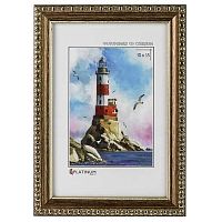 Фоторамка пластик 15*21 Камея 980 коричн.,ширина багета-16мм