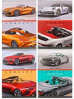 Тетрадь 48л. (клетка) Проф-Пресс Remix "Экслюзивные автомобили" 48-3944 цв.мел.обл.,№2-145*203