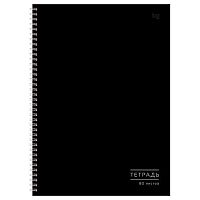 Тетрадь 80л. (клетка) А4 BG спираль "Моноколор" 64251 тв.обл.,глянц.лам.