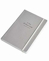 Ежедневник 2026г. А5 176л. INFOLIO кож.зам. "Intent" I1729/light-grey гибк.обл.,на резинке