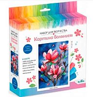 Набор д/творчества ОРИГАМИ Картина валянием "Магия цветов" 08271
