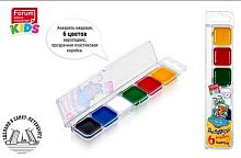 Краски  6цв. FORUM Office Collection Kids "Космо" FA-EV-1006-Aln аквар.,медов.,б/к.,пластик.к.