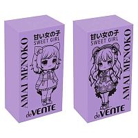 Ластик deVENTE "Amai Menoko" 8030608 сиренев.,50*27*7мм