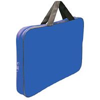 Сумка-планшет А3 deVENTE "Синяя" 3075922 текстил.,с расш.7см,на молн.,ручки 24см,внутр.карм.