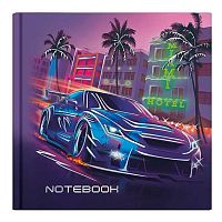 Блокнот 10,5*10,5см  48л. ФЕНИКС Notebook "Крутая тачка" 65043 в точку,тисн.фольг.,гл.лам.