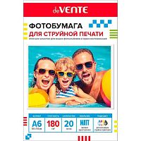 Фотобумага deVENTE А6 180г/м2 матовая односторонняя  20л. (2042412)