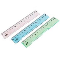 Линейка 15см ПЧЕЛКА "Для первоклассника" ЛП-15 пластик