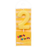 Свеча-цифра д/торта "2" Праздник 448-429