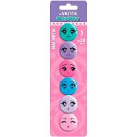 Набор магнитов д/доски deVENTE  6шт. 30мм "NicoNico:-)" 6021317 карт.блист.