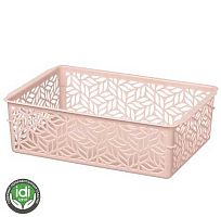 Корзинка д/хранения 836-912 2213131 27/6 бежевая,23*16*7см