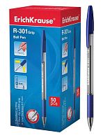 Ручка шар. EK R-301 Stick&Grip Classic 39527 синяя,1,0мм,резин.грип